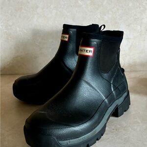 Hunter Black Chelsea Waterproof Boots